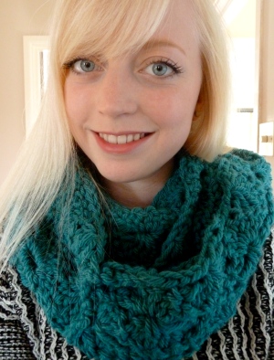 chunky crochet scarf